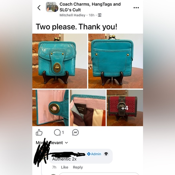 Coach Red Signature Soho Buckle Wallet Rare Colorway Leather Trim Vintage Y2K - Picture 16 of 16